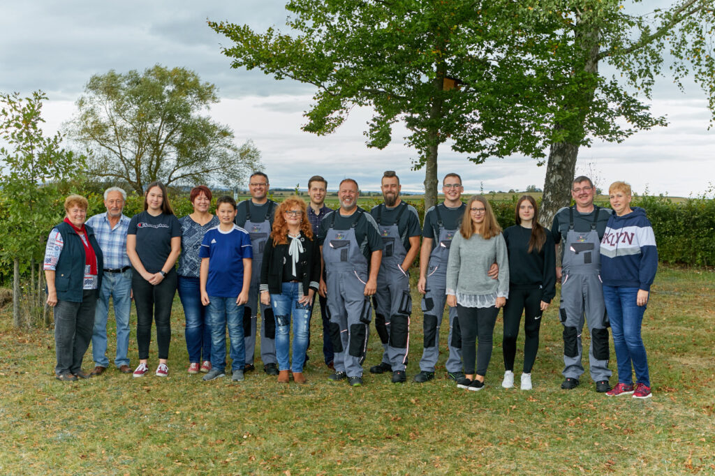 Team mit Familie 2020